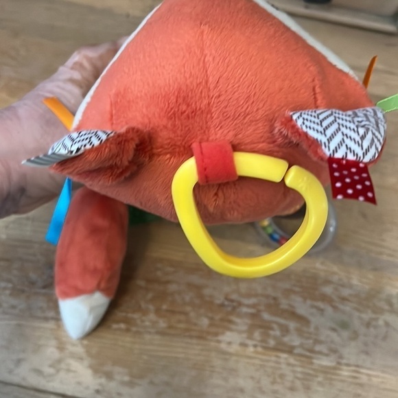 Skip Hop Fox Stroller Toy Rattle Teether Plush Bandana Sensory Activity - Picture 6 of 10